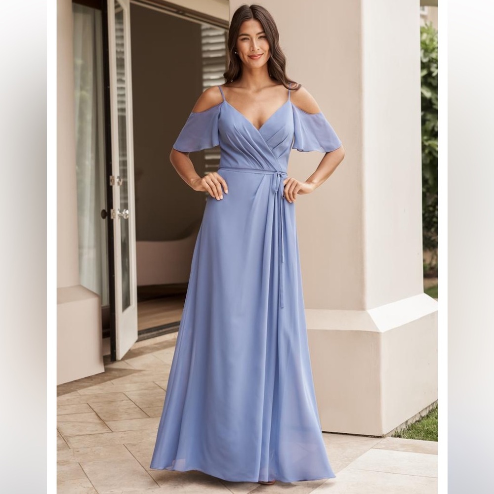 Elegant boysenberry Shoulder Dress